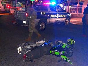 ¡ENCONTRONAZO DE MOTOCICLISTAS! -Uno de los Motorizados Iba Hasta "Las Manitas"