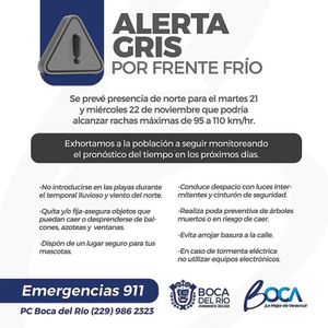 ¡EN BOCA TAMBIÉN ESTÁN ALERTAS! -Entra el Martes y se queda hasta el Miércoles