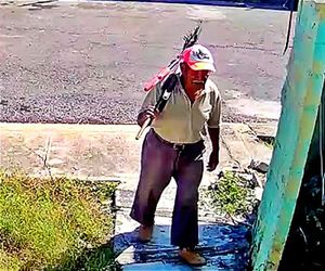 ¡ABUELITO “RATÓN” SAQUEA UNA CASA EN GEO LOS PINOS! -Se lleva hasta la Olla, Ofrecía Servicios de Jardinero
