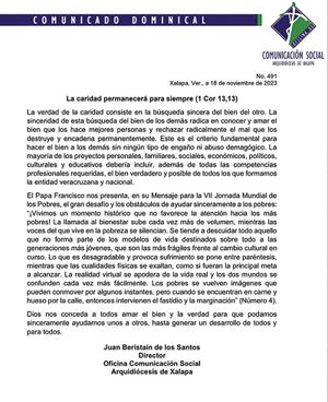 ¡HAY QUE DAR! -*Iglesia llama a la Caridad, Pero no usar Demagógicamente a los Pobres