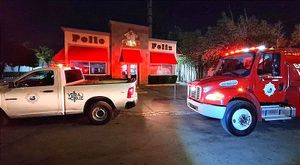 ¡MOVILIZAN A LA TROPA POR INCENDIO EN EL POLLO FELIZ! -Había Fuego en una Parrilla