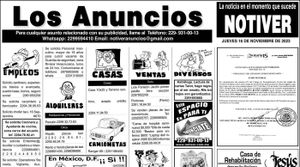 ...LOS ANUNCIOS, AVISOS Y DEMÁS! - JUEVES, 16 DE NOVIEMBRE 2023