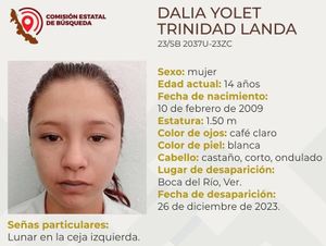 ¡DESAPARECE JOVENCITA EN BOCA DEL RÍO!
