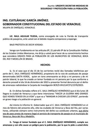 ¡AMENAZA TRANSPORTISTA HACER LA “GUERRA...”!