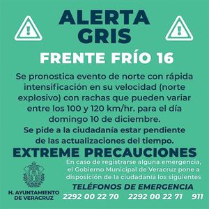 ¡TRAE RACHAS DE 100 A 120 KPH! -FRENTE FRÍO 16