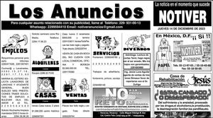 ...LOS ANUNCIOS, AVISOS Y DEMÁS! - JUEVES, 14 DE DICIEMBRE 2023