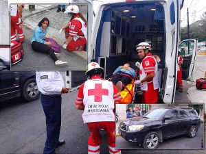 Atropellada en Simón Bolívar al Cruzar Entre los Coches...