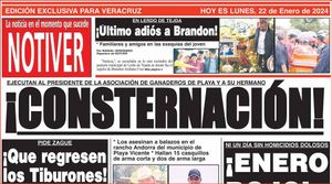 LA PORTADA - LUNES 22 DE ENERO 2024