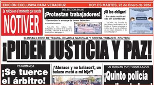 LA PORTADA - MARTES 23 DE ENERO 2024