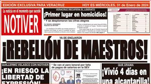 LA PORTADA - MIÉRCOLES 31 DE ENERO 2024