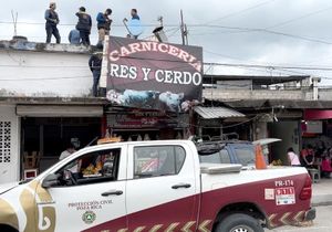 ¡FUGA DE GAS EN LAS FONDAS DE MERCADO EN POZA RICA!
