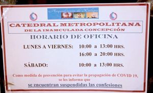A REZAR.. ¡SUSPENDEN LOS PECADOS! -Por el COVID no hay confesiones