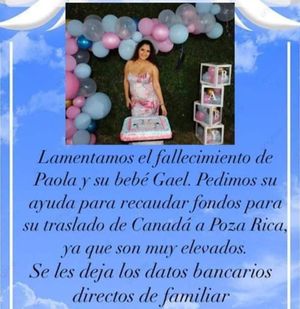 ¡SOS PARA JULIO! *PIDE AYUDA PARA REPATRIAR CUERPO DE EVA PAOLA Y SU BEBÉ A POZA RICA  *TUVO COMPLICACIONES EN EL PARTO Y MURIÓ EN CANADÁ