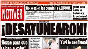 LA PORTADA - VIERNES 23 DE FEBRERO 2024