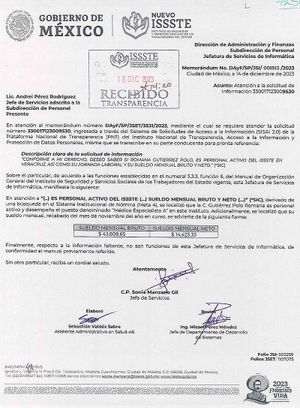 ¡CACHAN A ROMANA! - |* COBRA EN ISSTE, IMSS Y SESVER
