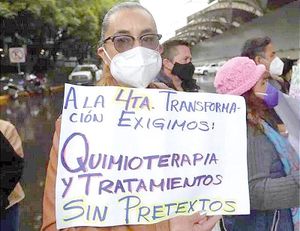 ¡EXIGEN PACIENTES CON CÁNCER DISCULPA Y RÉPLICA A AMLO!