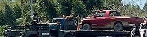 ¡ENCUENTRAN LAS CAMIONETAS DE LAS QUE ARROJARON LOS CUERPOS DESCUARTIZADOS EN CAZONES!