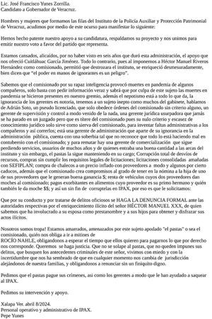¡REBELIÓN EN EL IPAX! - *Obligan a policías ir a eventos para echar porras a candidata de MORENA