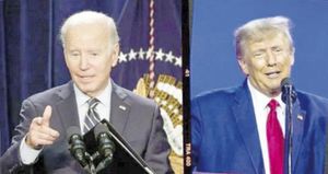 ¡BIDEN 'LE PISA LOS TALONES' A TRUMP!