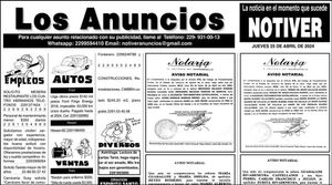 ...LOS ANUNCIOS, AVISOS Y DEMÁS! - JUEVES, 25 DE ABRIL 2024