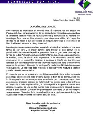 ¡HAY QUE VOTAR! - *“La libertad no es hacer lo que uno quiera sin ninguna referencia a los demás y al bien”