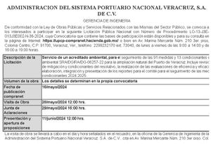 ¡AMPLIARÁN EL PUERTO! - *Lanzan convocatoria para dar seguimiento a las 91 medidas y 13 condicionantes