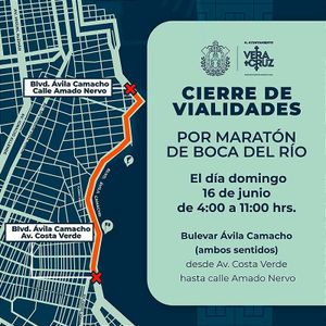 ¡CIERRAN EL BULEVAR! - *MEDIO MARATÓN *VERACRUZ Y BOCA DEL RÍO *POR TRAMOS