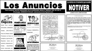 ...LOS ANUNCIOS, AVISOS Y DEMÁS! - LUNES, 3 DE JUNIO 2024