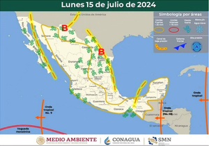 ¡ONDA TROPICAL 10 AZOTARÁ CON LLUVIAS INTENSAS DE LUNES A JUEVES!