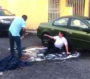 ¡ATACADO POR ABEJAS! - *NO DEJABAN DE PICARLO *VECINOS SE LANZAN A LA AYUDA *INFONAVIT LAS VEGAS
