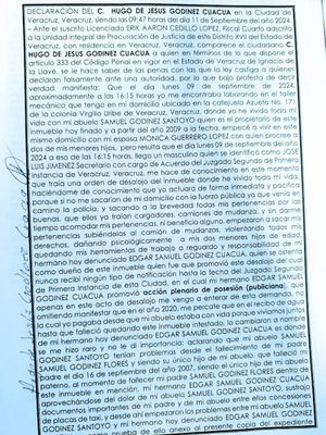 ¡SIGUE EL PLEITO ENTRE HERMANOS POR APODERARSE DE TERRENO DEL ABUELO!