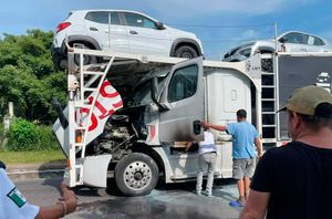 ¡CONATO DE INCENDIO EN TRÁILER NODRIZA!