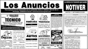 ...LOS ANUNCIOS, AVISOS Y DEMÁS! - MARTES, 17 DE SEPTIEMBRE 2024