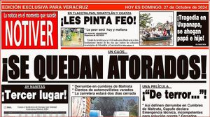 LA PORTADA - DOMINGO 27 DE OCTUBRE 2024