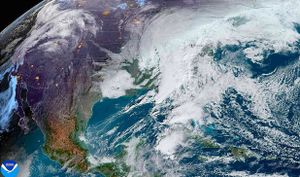 >SOPLA CON RACHITAS Y DE FRENTE< - *EL "NORTE" FUERTE EN LA MADRUGADA DEL UNO DE ENERO.