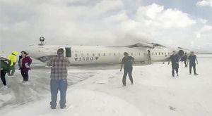 ¡SE SALVAN DE MILAGRO! - QUEDA 'PANZARRIBA' AVIÓN