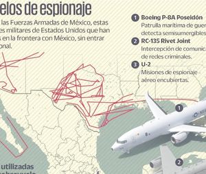 ¡DETECTAN TERCER AVIÓN ESPÍA EN LA FRONTERA!