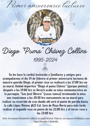 ¡RECORDARÁN AL “PUMITA” CHÁVEZ! - *En su primer aniversario luctuoso