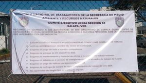 ¡PROTESTA EN CONAGUA!