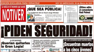 LA PORTADA - MIÉRCOLES 26 DE MARZO 2025