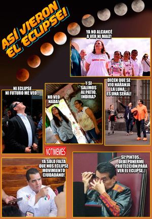 NOTI-MEME | - ASÍ VIERON EL ECLIPSE!