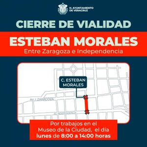 ¡CIERRE VIAL POR EL MUSEO! - *Tránsito Municipal dará movilidad
