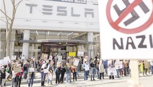 ¡PROTESTAN CONTRA MUSK EN EU Y EUROPA!