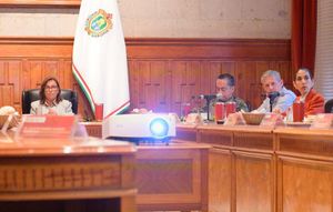 ¡SE LE APARECE A LA FISCALA! - *Nahle en la Mesa de Coordinación de Paz y Seguridad