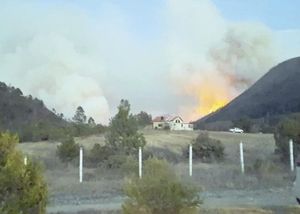 ¡INCENDIO FORESTAL EN LA SIERRA DE  COAHUILA!