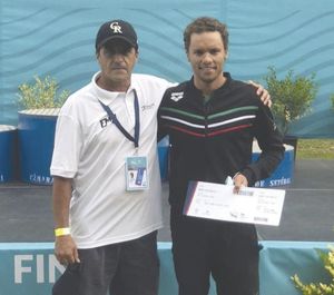 ¡LLEGA NADADOR OLÍMPICO DANIEL DELGADILLO A VERACRUZ!