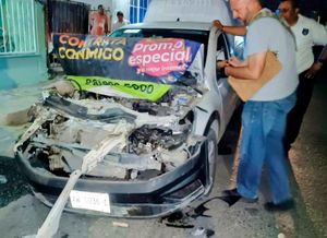 ¡BORRACHÍN SE QUEDA DORMIDO Y CHOCA CONTRA CAMIÓN URBANO!