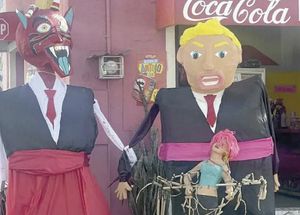 ¡FIGURAS DE TRUMP Y "EL CUAU", ARDERÁN EN QUEMA DE JUDAS!