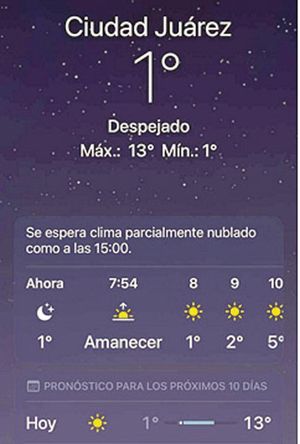 ¡SE CONGELAN EN JUÁREZ, LES AMANECE A UN GRADO!