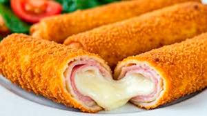 ROLLITOS DE JAMÓN CON QUESO
